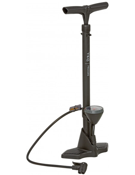 Fotpump pressus med mätare svart