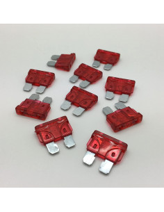 Flatsäkring 10A röd