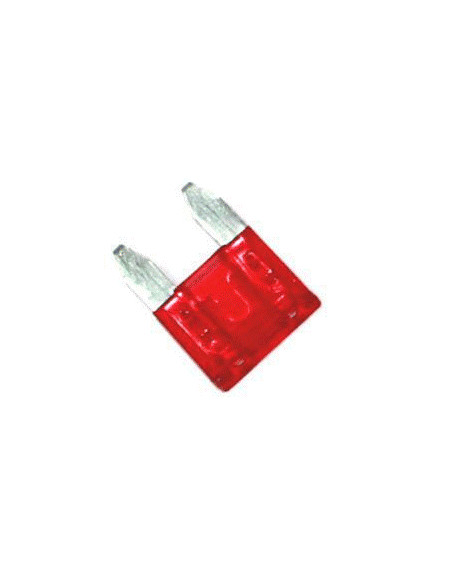 Säkring 10A miniflatstift röd