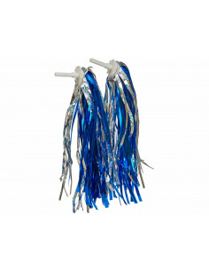 Fransar f.styrände blå/silver