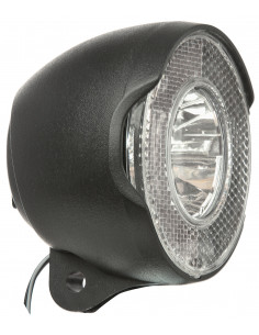 Framlykta 1w led on/off svart