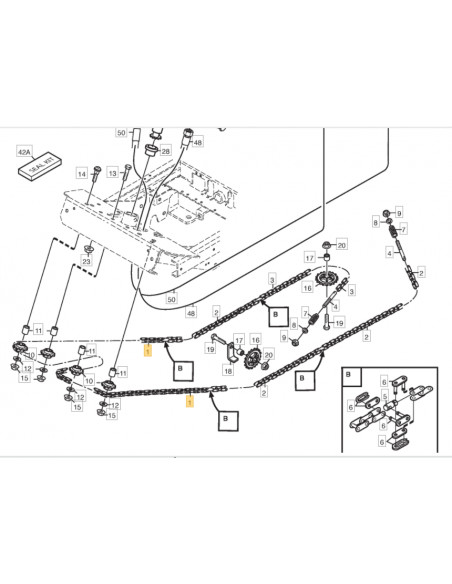 KEDJA (83 LÄNK) FZ ersätter 1134-2820-06