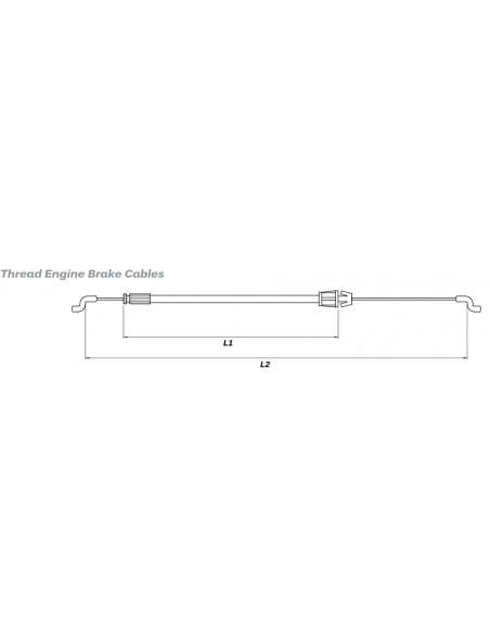 BRAKE CABLE NT53 X HANDLE DM FIX RPM