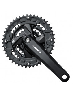 Crankset 9-speed Black FC-M371 48/36/26T 175mm
