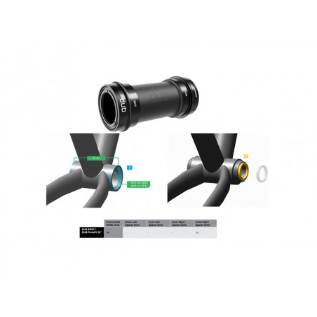 SRAM Bottom bracket DUB BB30, 68/73 mm Standard bearings DUB 68/73 mm
