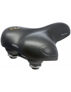 Sadel dam molli svart