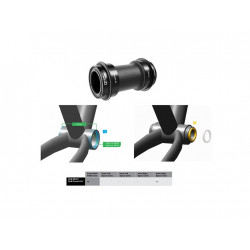 SRAM Bottom bracket DUB PressFit 30, 68/73 mm Standard bearings DUB 68-73 mm