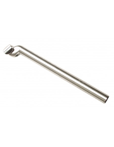 Sadelstolpe 28.6x350mm silver