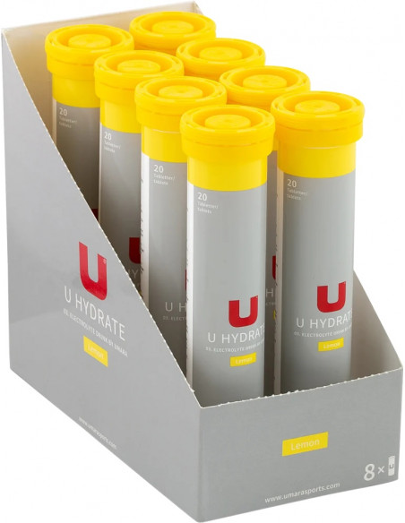 U Hydrate Brustablett - Citron (Rör med 20st)