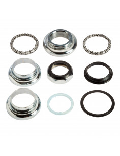 Styrlager 1" silver gängat