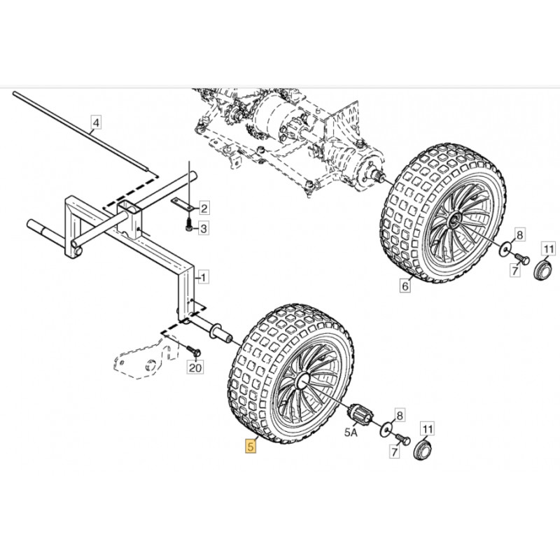 HJULBUSSNING - SATS M/2 ST.