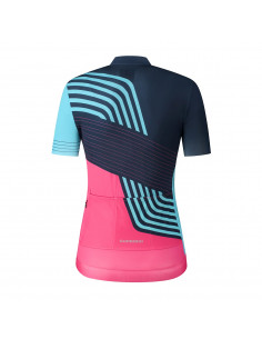 Tröja Sagami m dragkedja dam SS navy blå XL 2