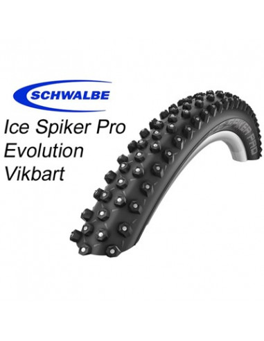 Däck 27,5 x 2.25 (57,584) Schwalbe IceSpiker Pro , Vikbara dubbdäck