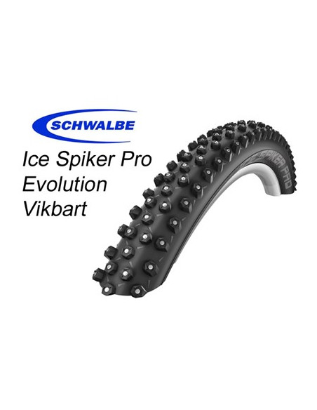 Däck 27,5 x 2.25 (57,584) Schwalbe IceSpiker Pro , Vikbara dubbdäck