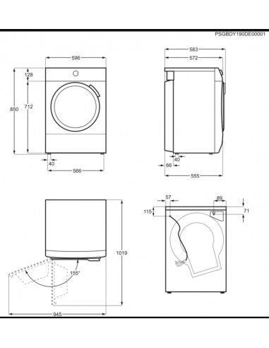 EW2C327R1 TORKTUMLARE, KONDENS