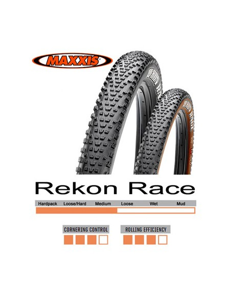 Däxk 29x2,25 Maxxis Rekon Race EXO/TR/Tanwall Vikbart