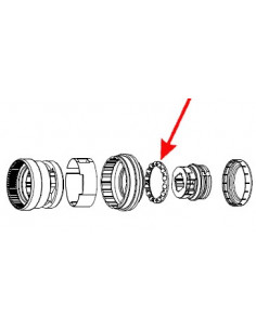 Kulring höger sida 14x3/16 (4,8mm), passar SturmeyArcher 3-växel och 5-växelnav