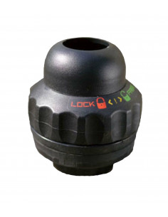 Styrlager 1-1/8" svart låsbar