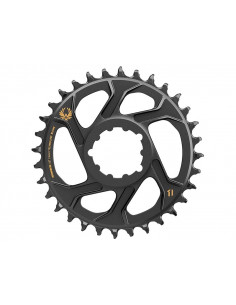 SRAM Chainring Direct Mount Singelspeed 38T Black/Gold 1x12 Speed Round Alu.