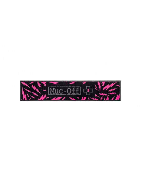 MUC-OFF Absorbent Bike Mat Black/Pink 200x40x5