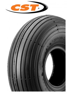 Däck 4.00x6 4-lagers svart