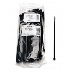 Buntband 4.8x200mm svart