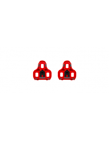 LOOK Cleat Keo Grip Red Compatible with LOOK Keo pedals Float 9°
