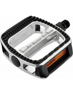 Pedaler City silver/svart