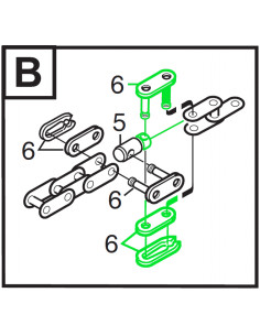 KEDJELÅS Repl Mat 187060100/0