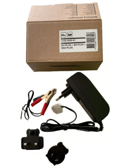 BATTERILADDARE 1A UK-CE PLUG Repl Mat 182180090/0