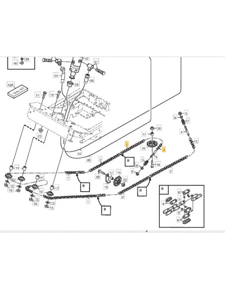 KEDJA (12 länkar ) Repl Mat 1134-6374-04