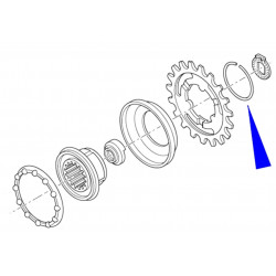 Låsring spectro för kedjekrans