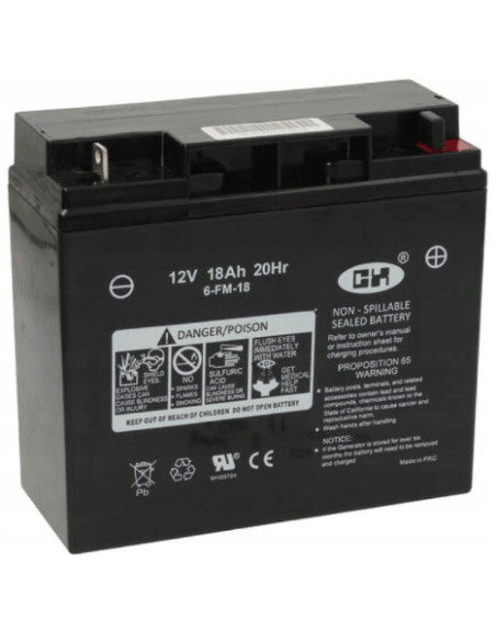 BATTERI 12V 18Ah Repl Mat 118120007/0