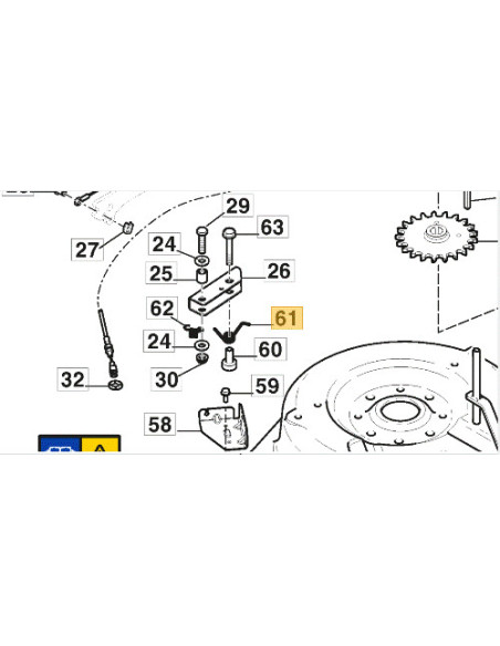 BRAKE BLADE SPRING 110/125 QF