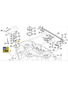 BRAKE FULCRUM PIN 110/125 QF