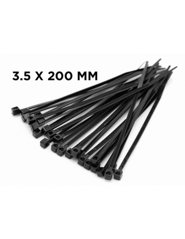 NST Cable ties 3,5 x 200 mm Black